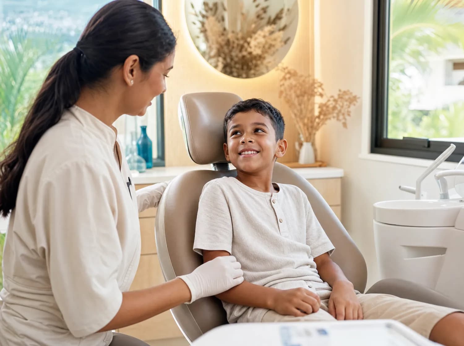 Dentiste pour enfant au cabinet Sourire Austral à Saint-Pierre